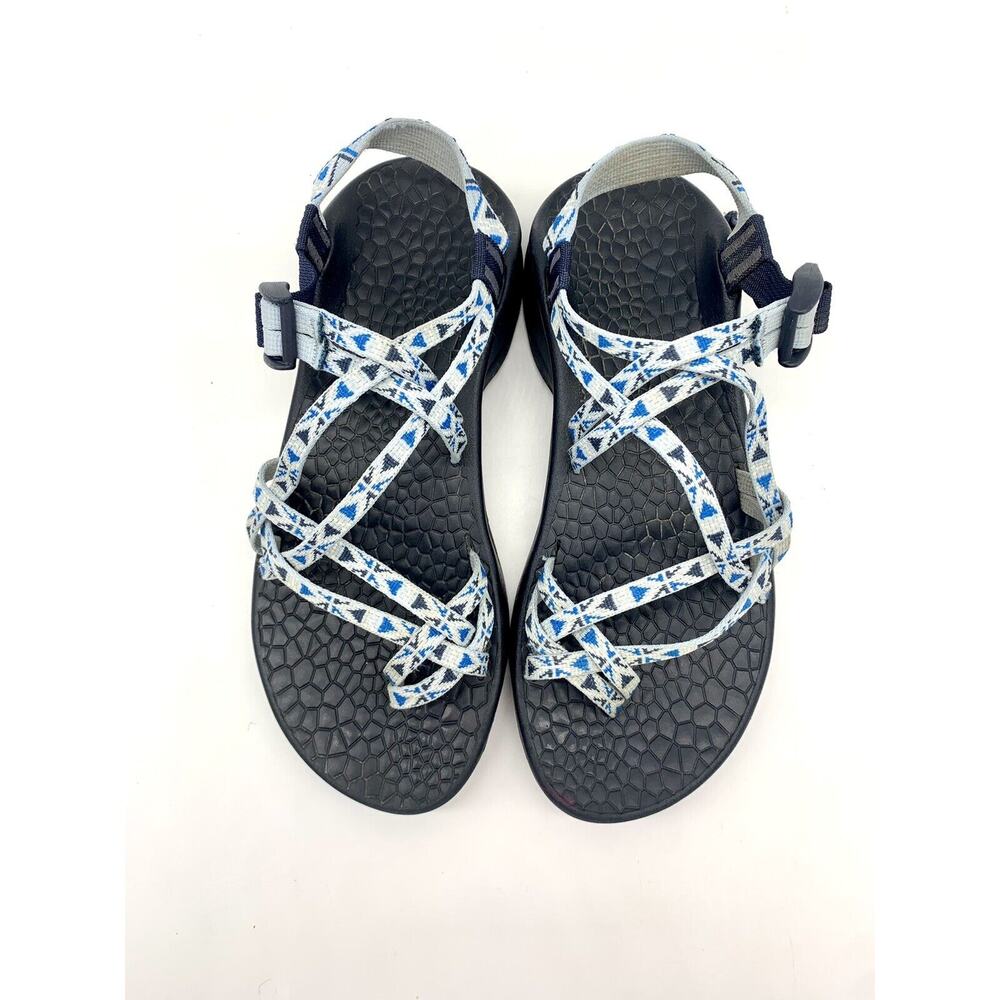 Chaco Classic Strappy Sport Sandal Aztec Design Blue Women's Size 6M - Picture 3 of 10